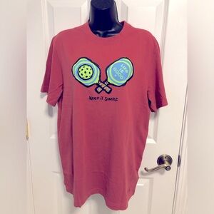 Life is Good men’s short sleeve shirt. 100% cotton.  “Keep it Simple”  NWT